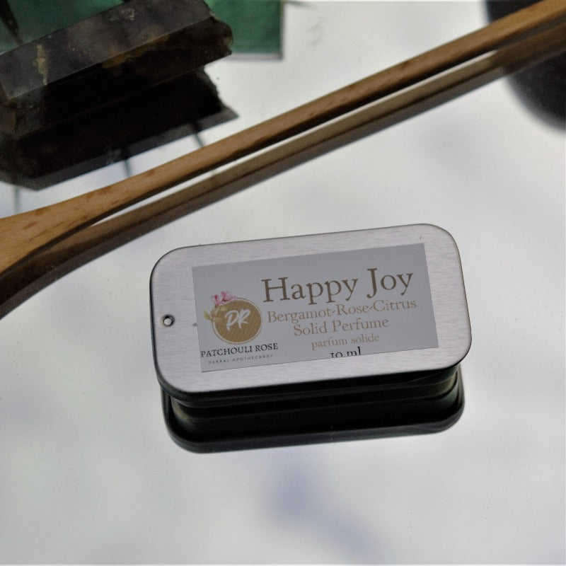 Happy-Joy Bergamot-Rose-Citrus Solid Perfume